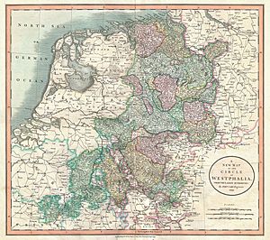 1801 Cary Map of Westphalia, Germany - Geographicus - Westphalia-cary-1799