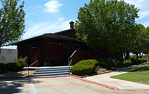 City Hall located in the former Orange Cove Santa Fe Railway Depot