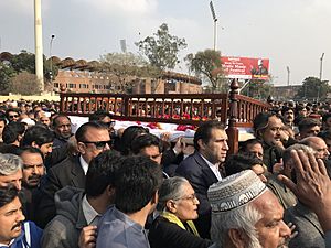 Asma Jahangir funeral 2