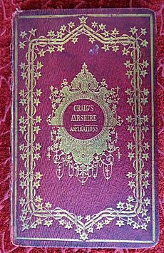 Ayrshire Aspirations cover by Hugh Craig. James McKie publisher. 1856