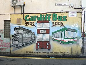 Cardiff bus 1902 - 2002 - geograph.org.uk - 1605126