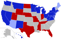 Class 1 US Senators by State & Party