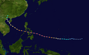 Haiyan 2013 track