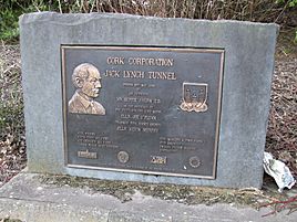 Jack Lynch Tunnel plaque