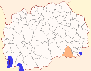 Location of Municipality of Gevgelija