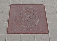 Mary Pickford star on Walk of Fame