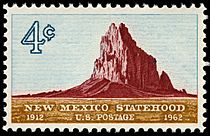 New Mexico statehood 1962 U.S. stamp.1