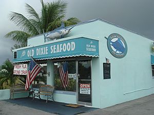 Old Dixie Seafood exterior, Boca culture 001