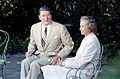 President Ronald Reagan and Sandra Day O'Connor