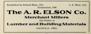 The A R Elson Co - Merchant millers - Lumber and building materials - Magnolia Ohio 1915f