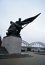 Two Struggling Soldiers memorial in Riga (8228844765)