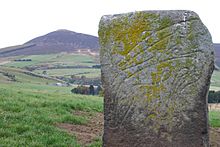 "Craw Stane" with Tap O'Noth in background - geograph.org.uk - 1163017