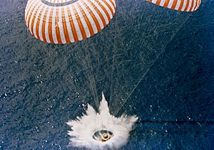 Apollo 15 splashdown