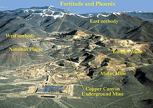 Battle Mtn Au & Cu mines