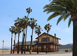 Benicia, CA USA - 1902 SPRR rail ferry depot in Benicia, now Main Street Program - panoramio (1)