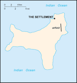Christmas Island-CIA WFB Map