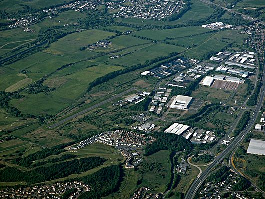 Cumbernauld Airport from the air (geograph 4998255)