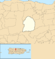 Florida, Puerto Rico locator map