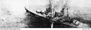 HMS Prince of Wales sinking