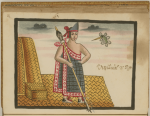 Huitziláihuitl, the Second Aztec King (Reigned 1395–1417) WDL6719