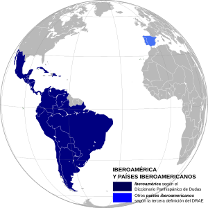 Ibero-America (orthographic projection)