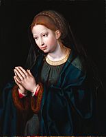 Joos van Cleve - The Virgin in Prayer (Minneapolis Institute of Arts)