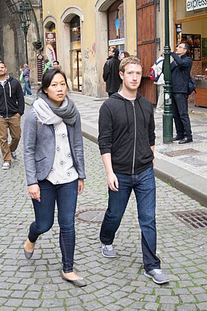Mark Zuckerberg in Prague 2013