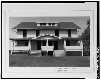 National Home for Disabled Volunteer Soldiers, Central Branch, Four-Unit Residence, 4100 West Third Street, Dayton, Montgomery County, OH HABS OHIO,57-DAYT,11F-5.tif