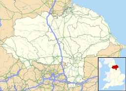 Map showing the location of Malham Cove