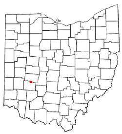 Location of Clifton, Ohio