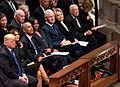 Presidents at Bush funeral