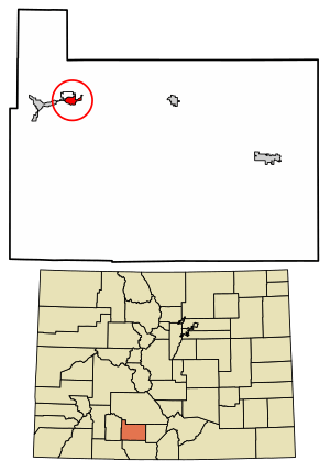 Location of the Gerrard CDP in Rio Grande County, Colorado.