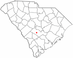 Location of Cordova, South Carolina