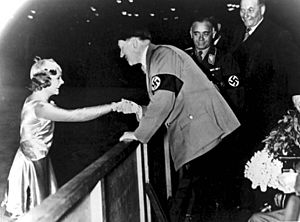 Sonja Henie & Adolf Hitler 1936