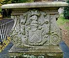 St Andrew's Church, Ham, Hugh Colin Smith tomb. coat of arms 2