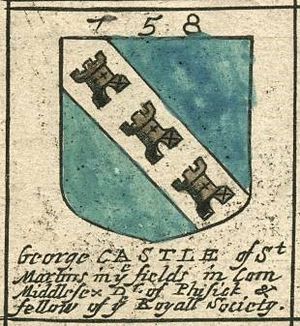 Arms of George Castle (1673).jpg