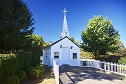 Tiny church at Bardwell City Park