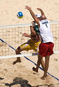 Beach volley at the Beijing Olympics - Final USA v. Brazil