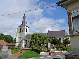 The church of Conchy-sur-Canche