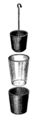 Dissectible Leyden jar