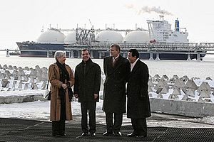 Dmitry Medvedev in Yuzhno-Sakhalink 18 February 2009-2