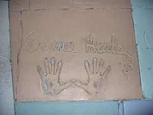 Ernie Hudson handprints at Disney Hollywood Studios