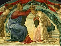 Filippino Lippi - The Coronation of the Virgin (detail) - WGA13070