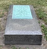 Grave of George Peter Alexander Healy (1813–1894) at Calvary Cemetery, Evanston