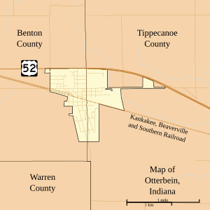 Map of Otterbein