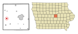 Location of State Center, Iowa