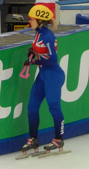 Moscow 2015 1000m Ladies After Heat 3 (4) Elise Christie (cropped).JPG