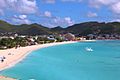 Philipsburg and the Great Bay, Sint Maarten, Caribbean