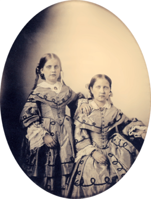 Princess Isabel and Leopoldina 1855 frame removed