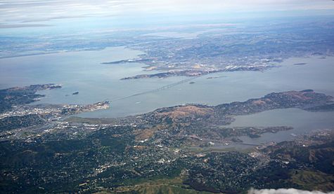 San Francisco Bay from the air in May 2010 01
